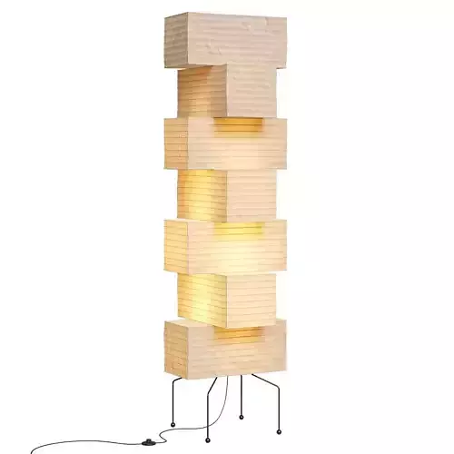 Akari floor lamp UF4 L10 3D model
