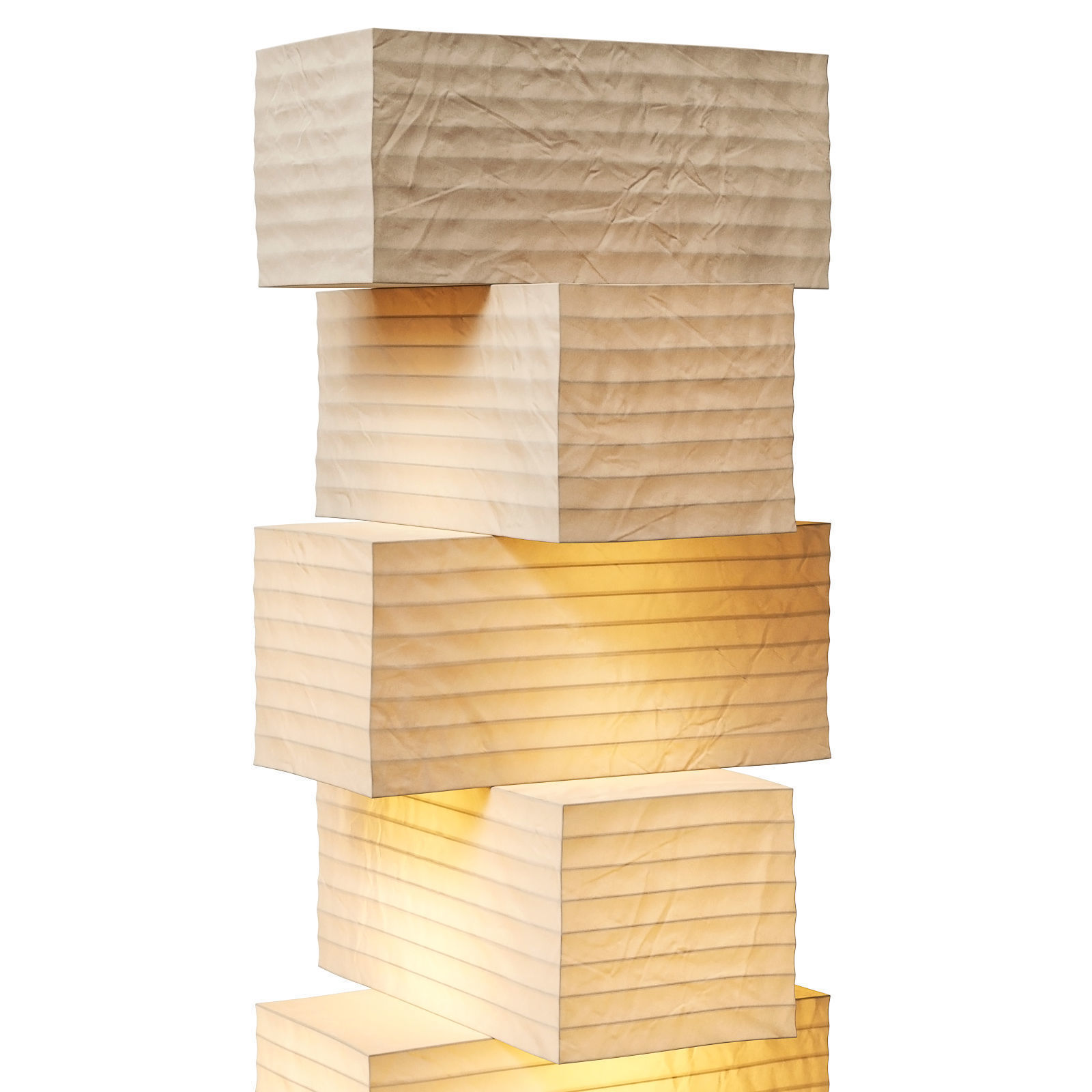 Akari floor lamp UF4 L10 3D model_4