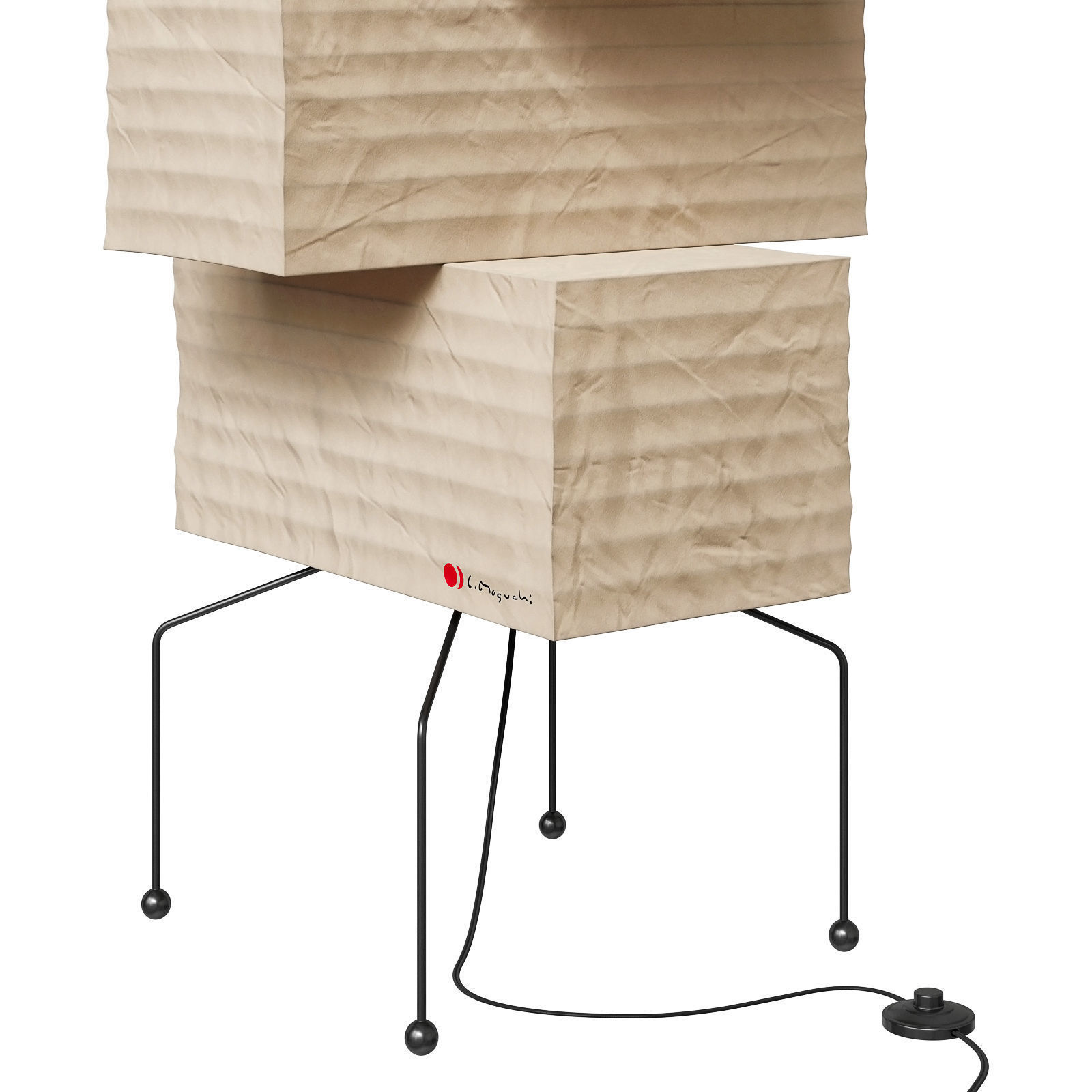 Akari floor lamp UF4 L10 3D model_11