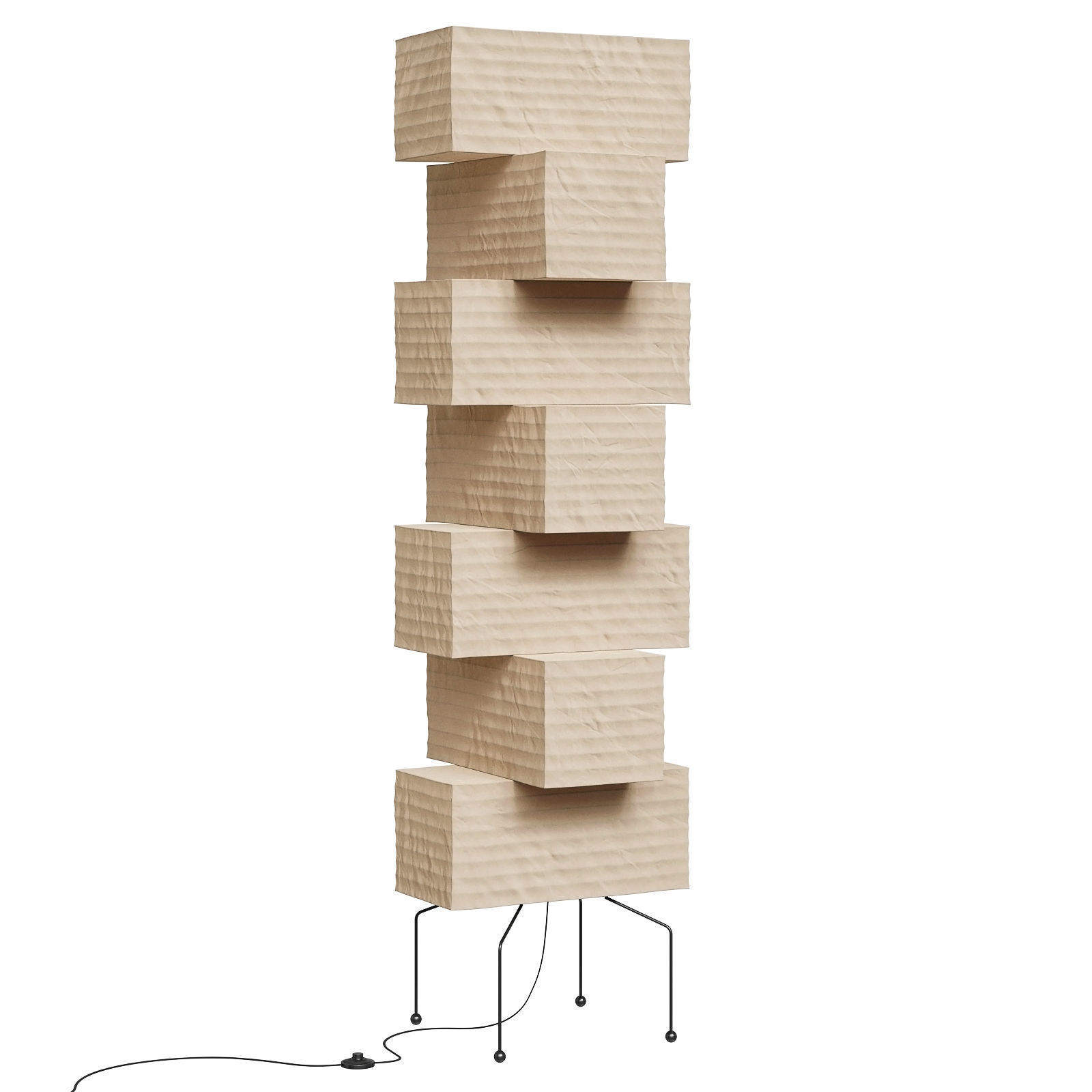 Akari floor lamp UF4 L10 3D model_8