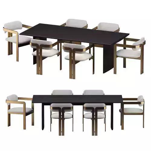 Dining Donato Chair and Dining Table Tricia - dining set 09
