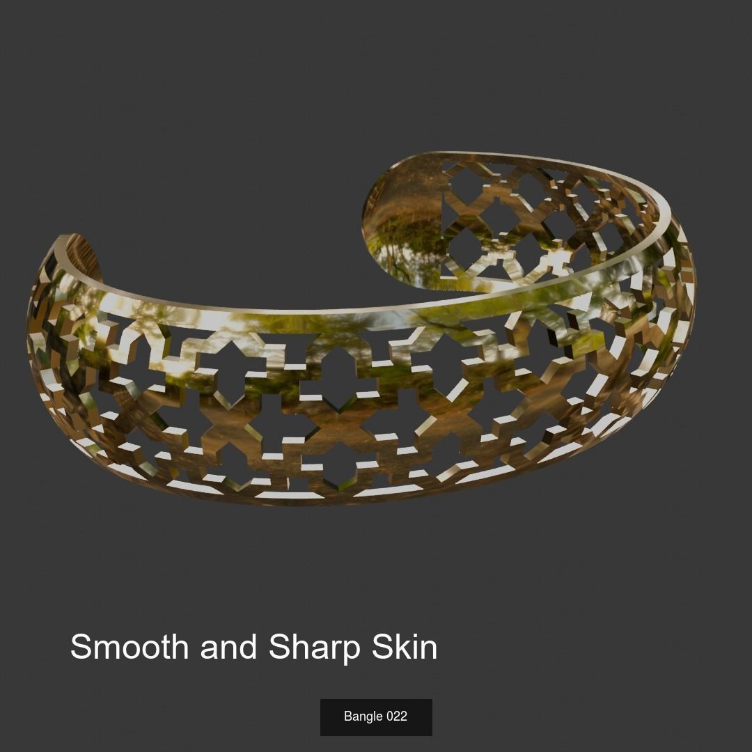 Bangles 3D Model Collection_27
