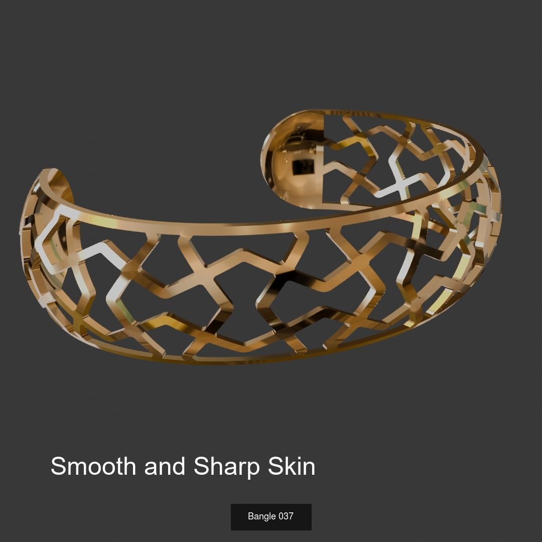 Bangles 3D Model Collection_12