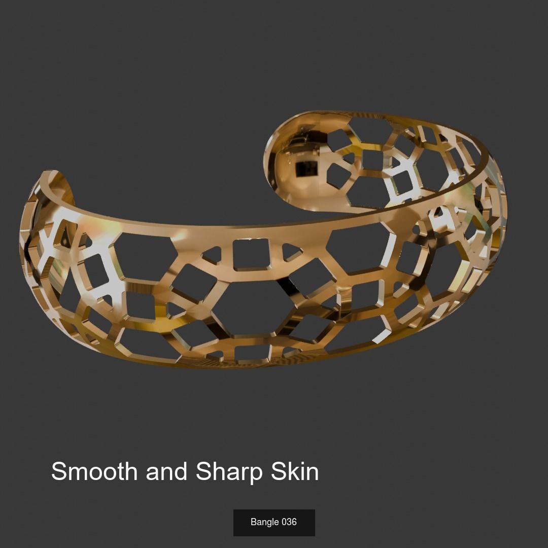 Bangles 3D Model Collection_13