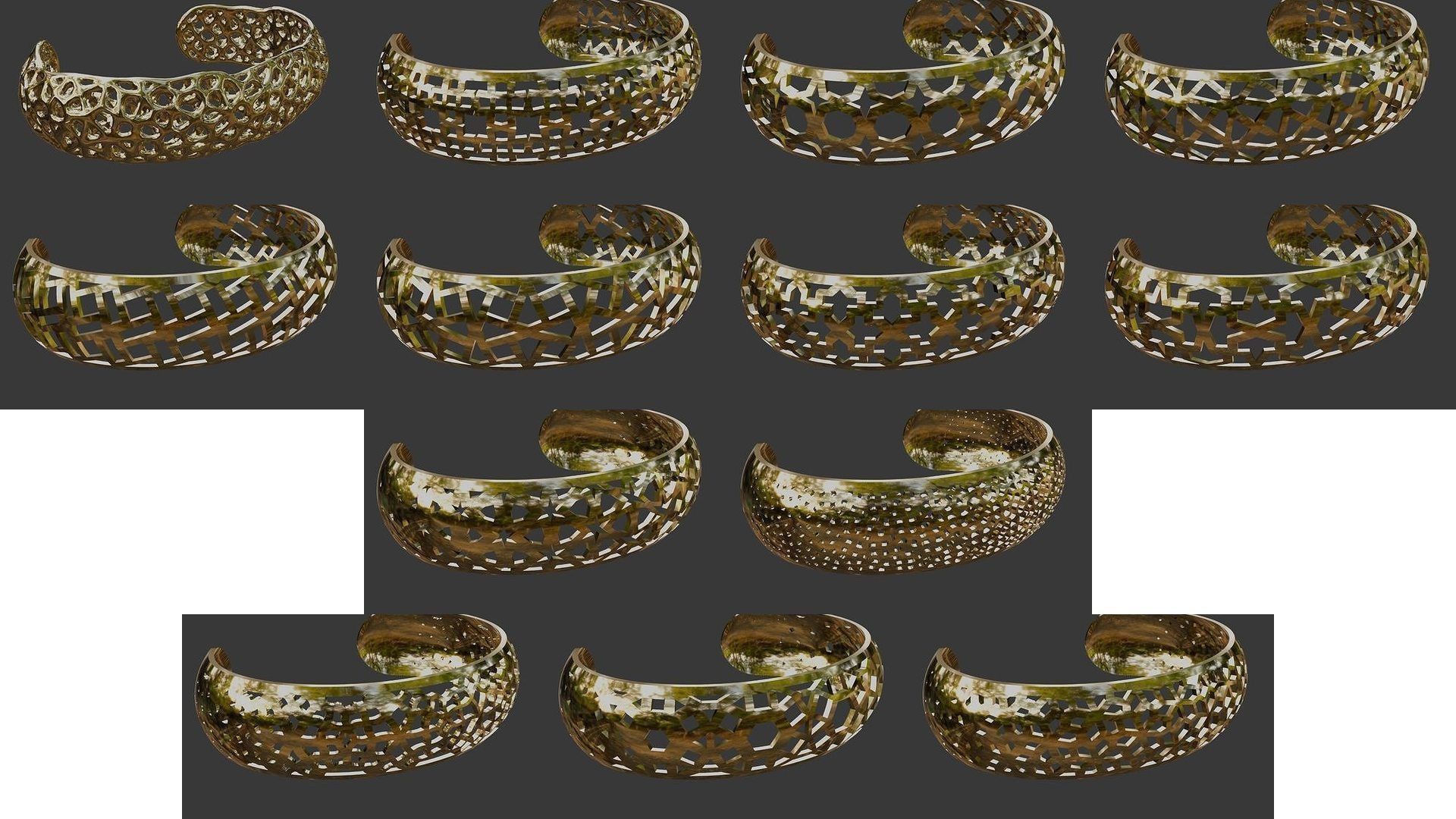 Bangles 3D Model Collection_1