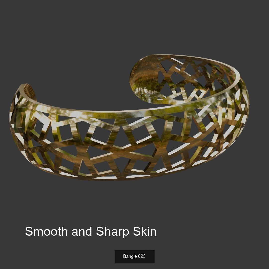 Bangles 3D Model Collection_26