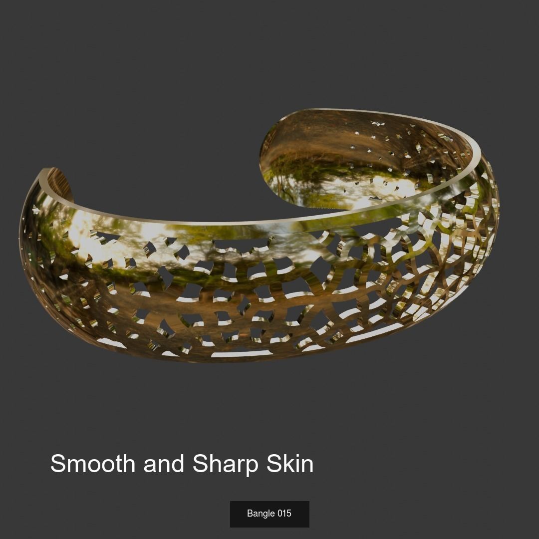 Bangles 3D Model Collection_34