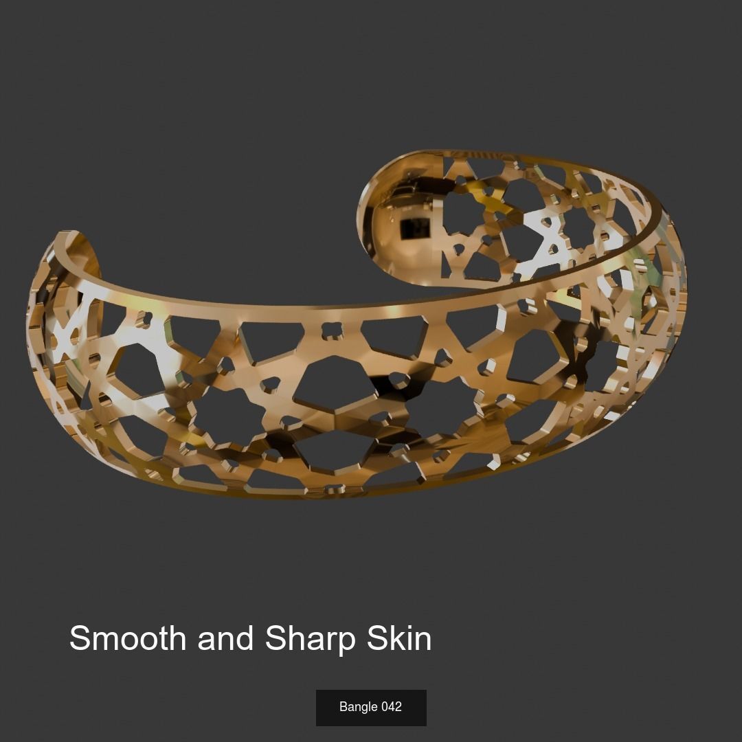 Bangles 3D Model Collection_7