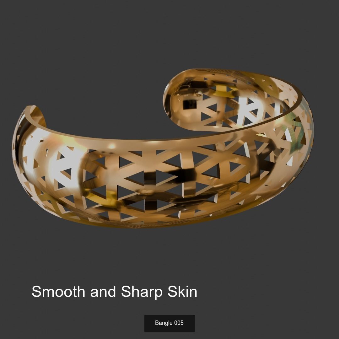 Bangles 3D Model Collection_44