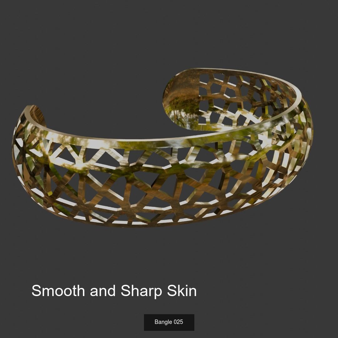 Bangles 3D Model Collection_24