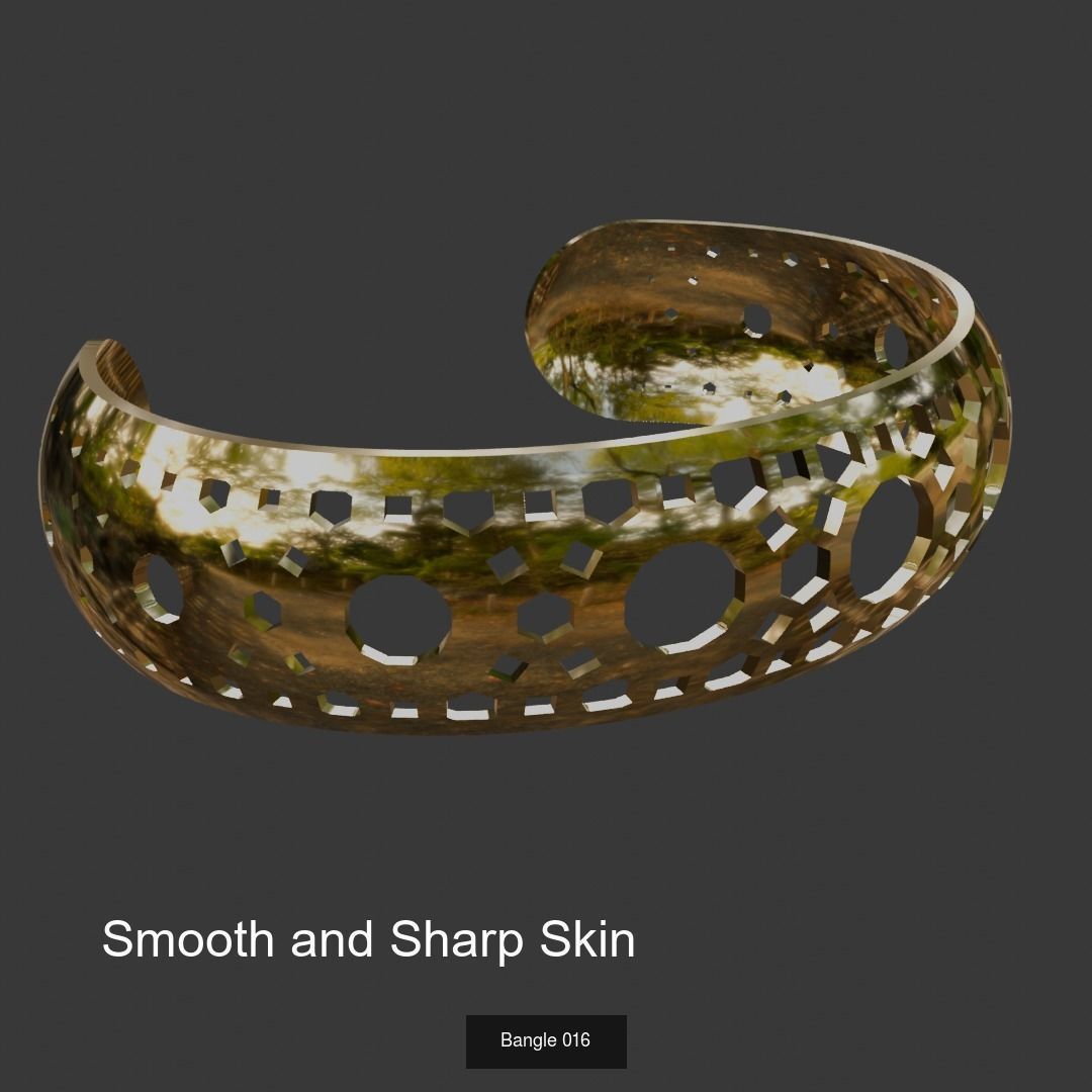 Bangles 3D Model Collection_33