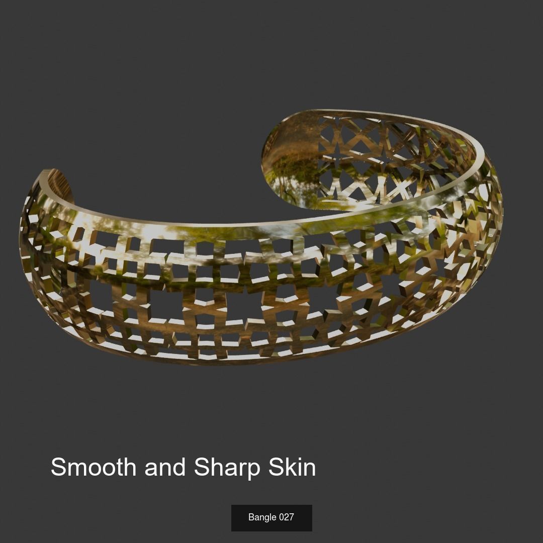 Bangles 3D Model Collection_22