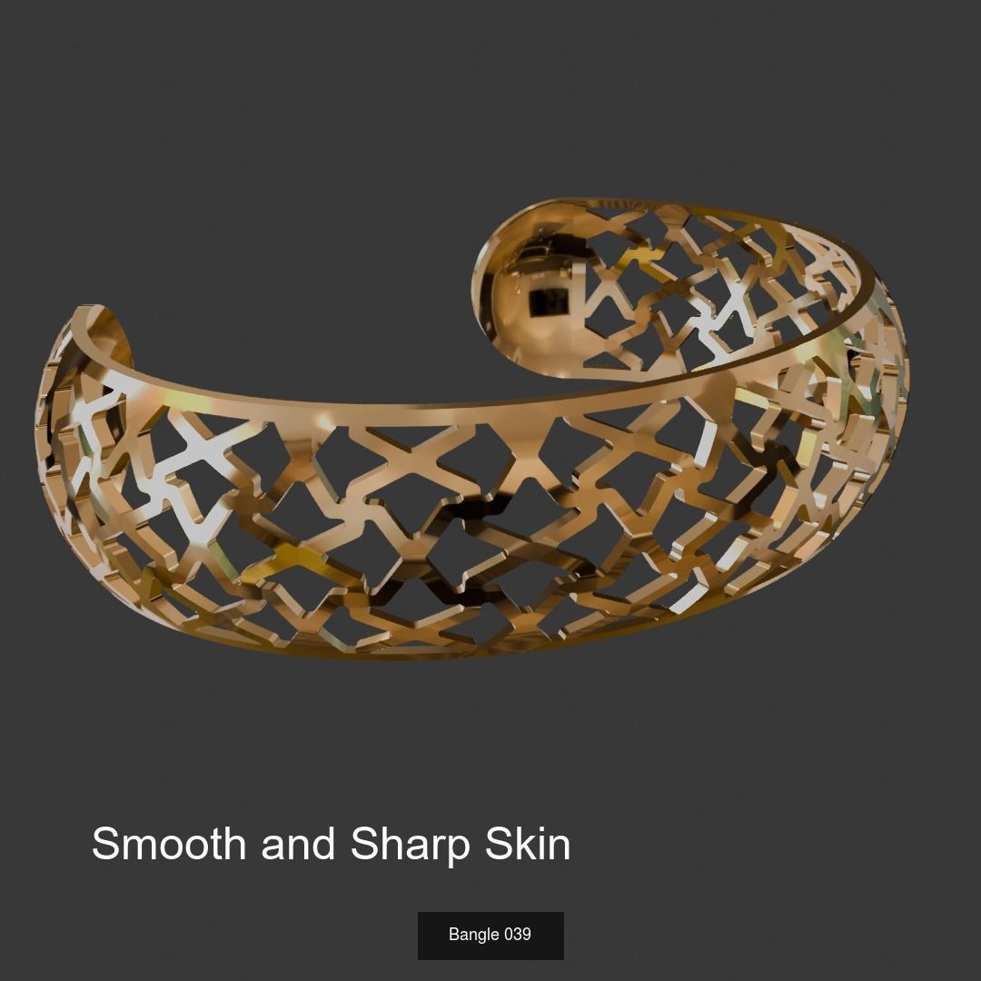 Bangles 3D Model Collection_10