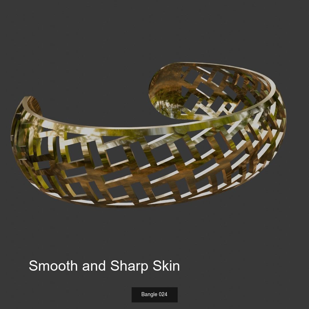 Bangles 3D Model Collection_25