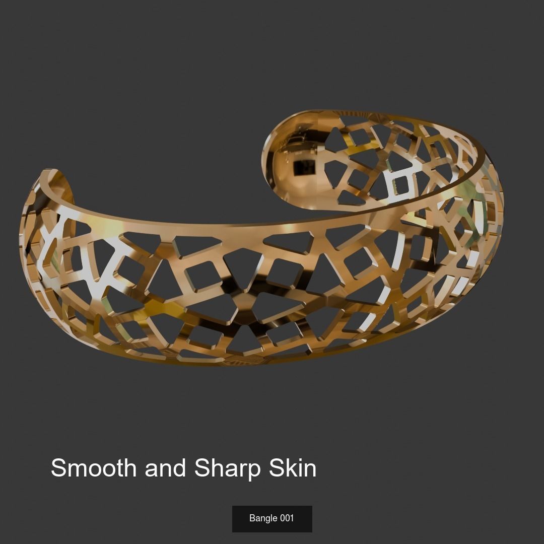 Bangles 3D Model Collection_5