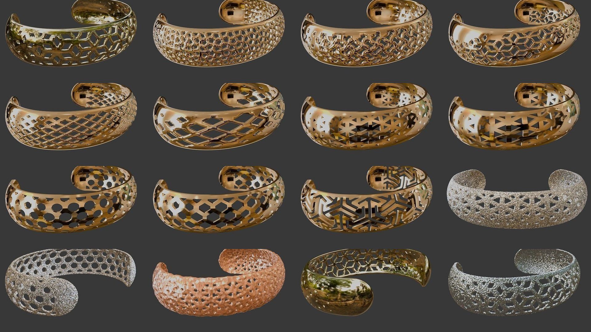 Bangles 3D Model Collection_3