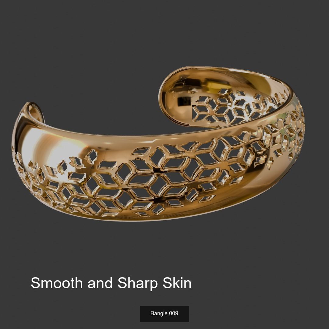 Bangles 3D Model Collection_40