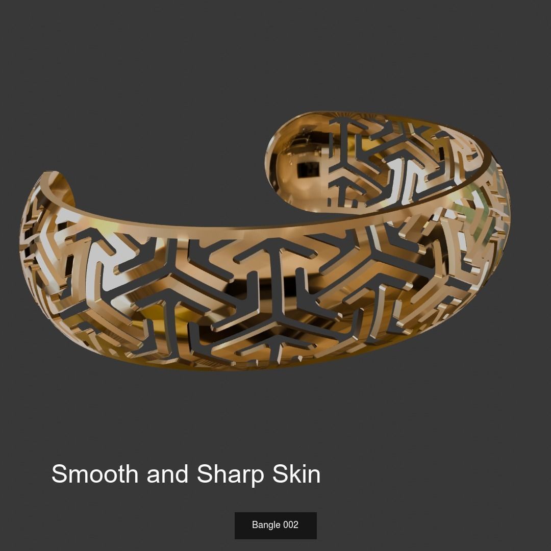 Bangles 3D Model Collection_47