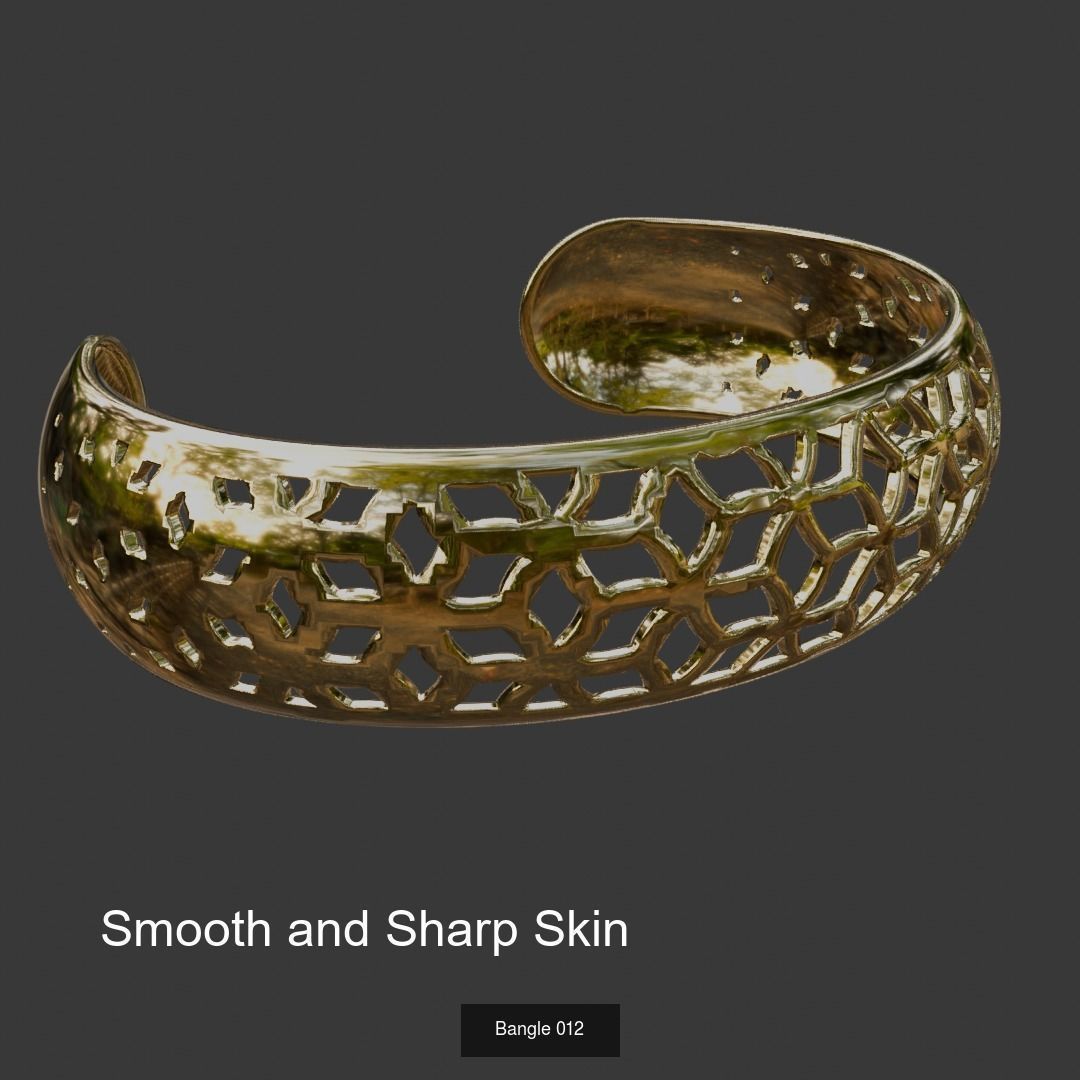 Bangles 3D Model Collection_37