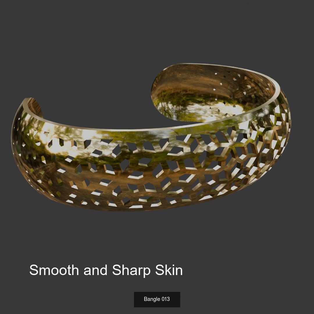 Bangles 3D Model Collection_36