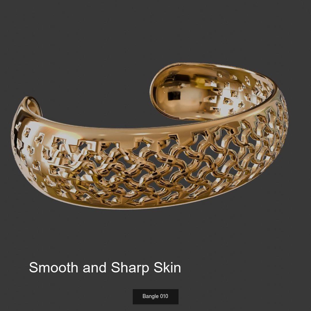 Bangles 3D Model Collection_39
