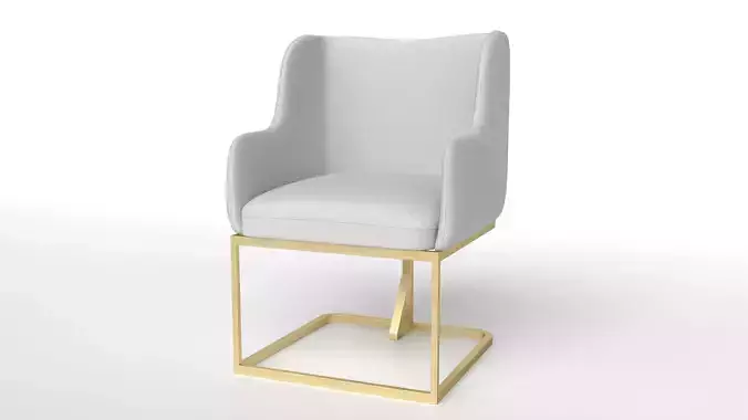 Modern Arm Chair 3d Model