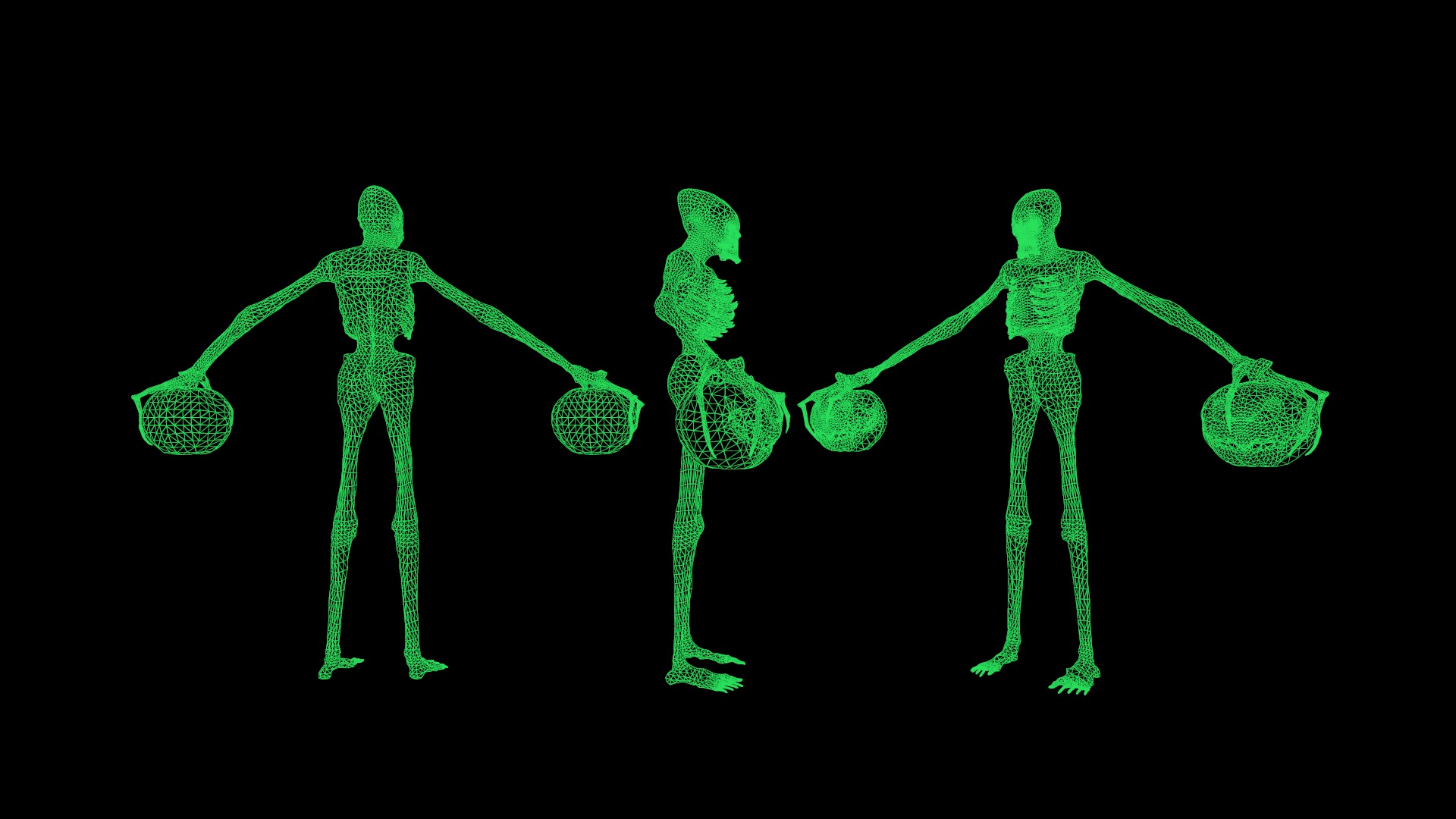 Monster 16 Low-poly 3D model_10