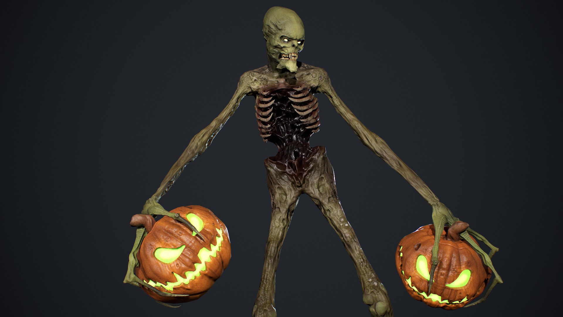 Monster 16 Low-poly 3D model_18