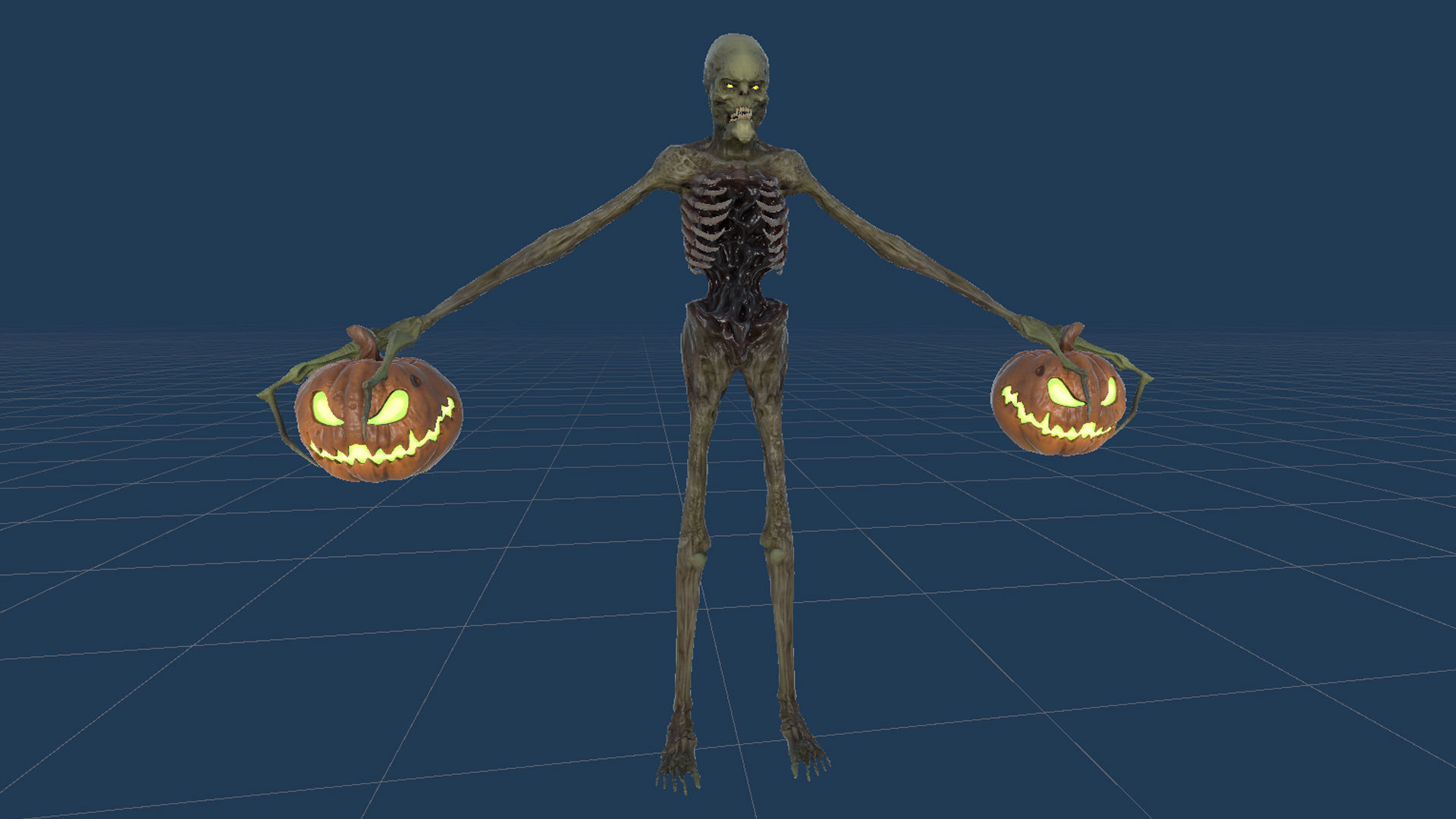 Monster 16 Low-poly 3D model_26