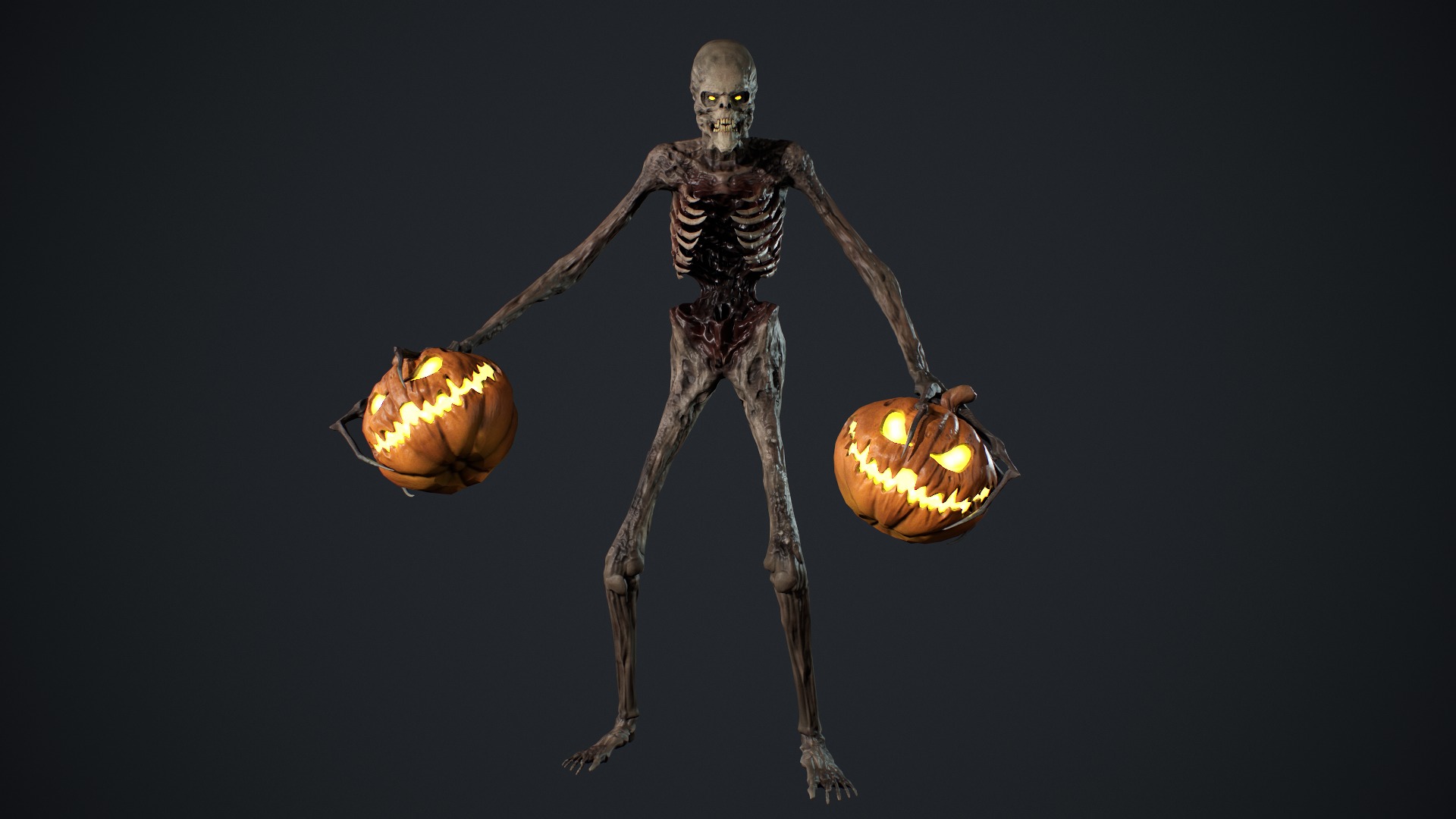 Monster 16 Low-poly 3D model_11