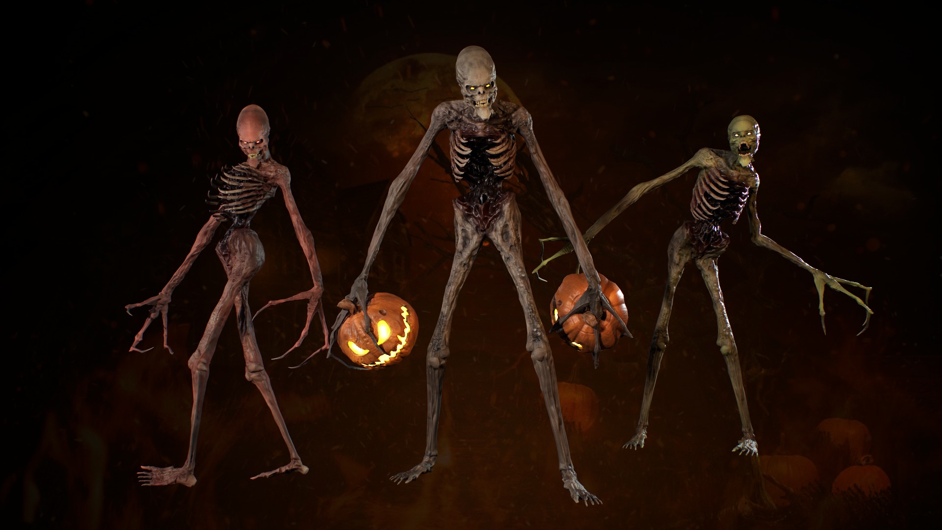 Monster 16 Low-poly 3D model_6