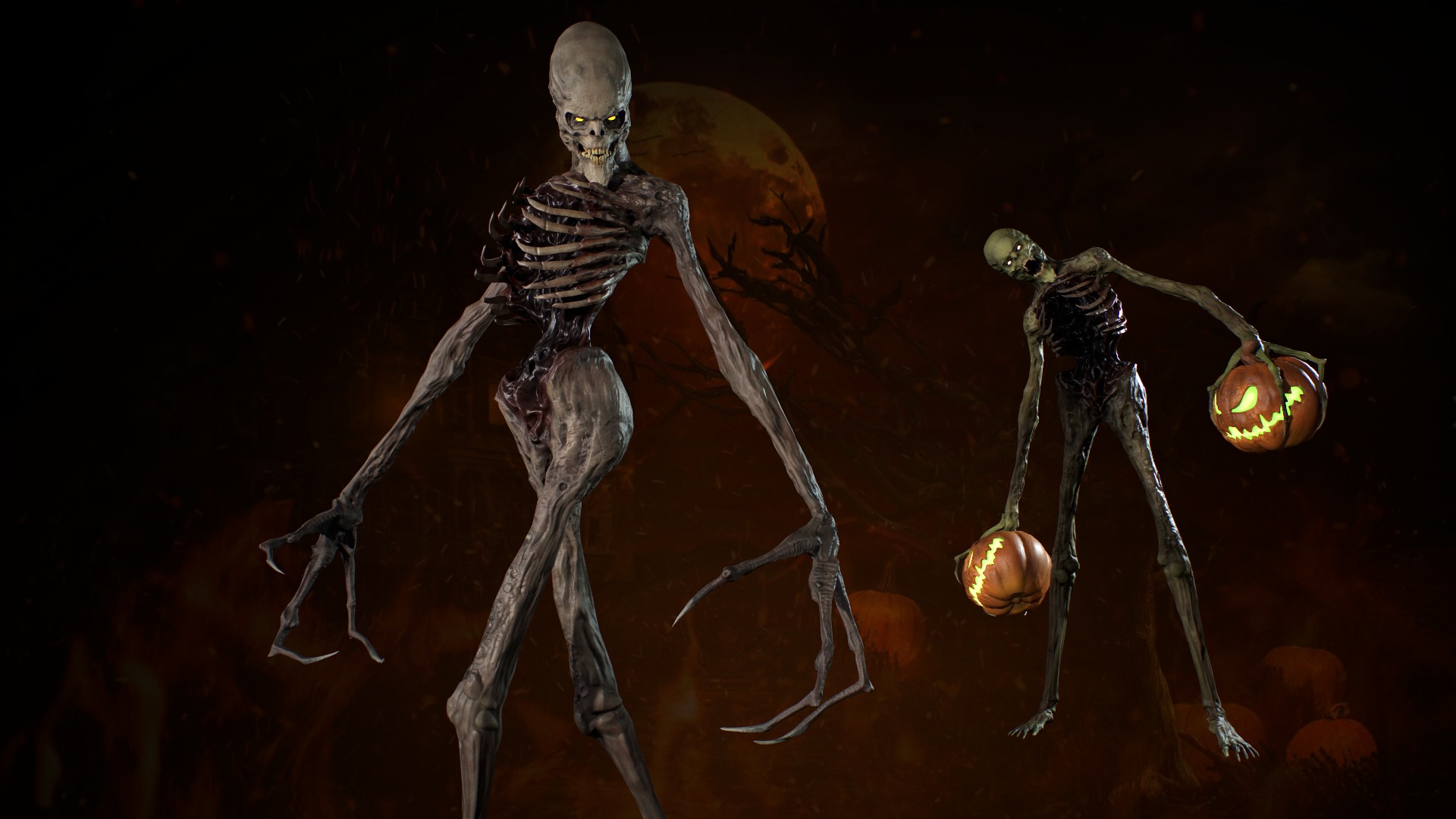 Monster 16 Low-poly 3D model_5