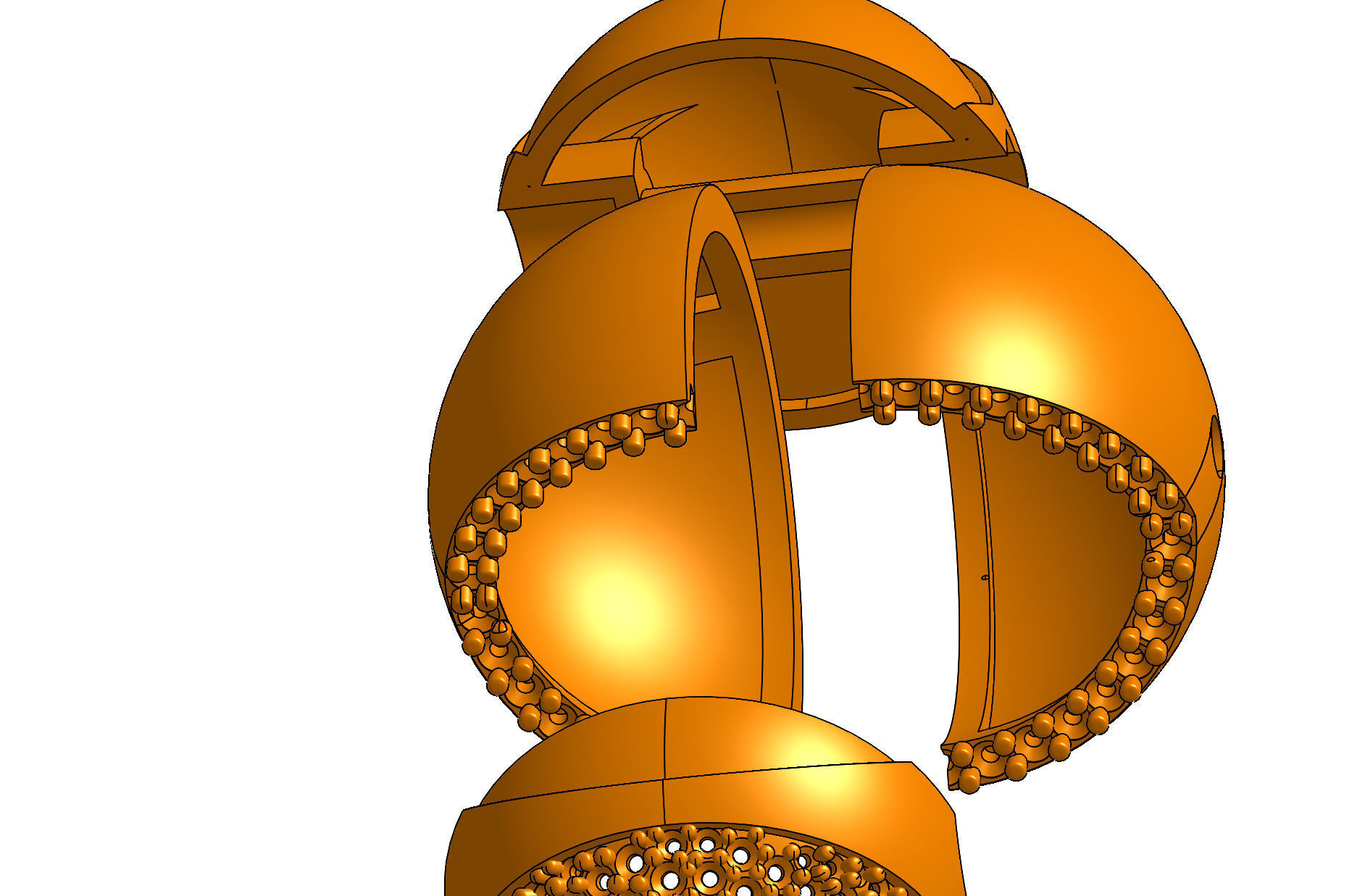 mechanism pendant  3D print model_6