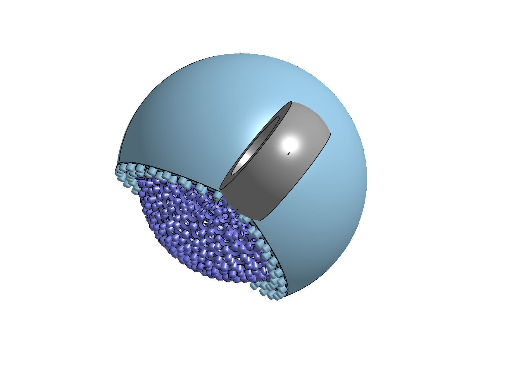 mechanism pendant  3D print model_9