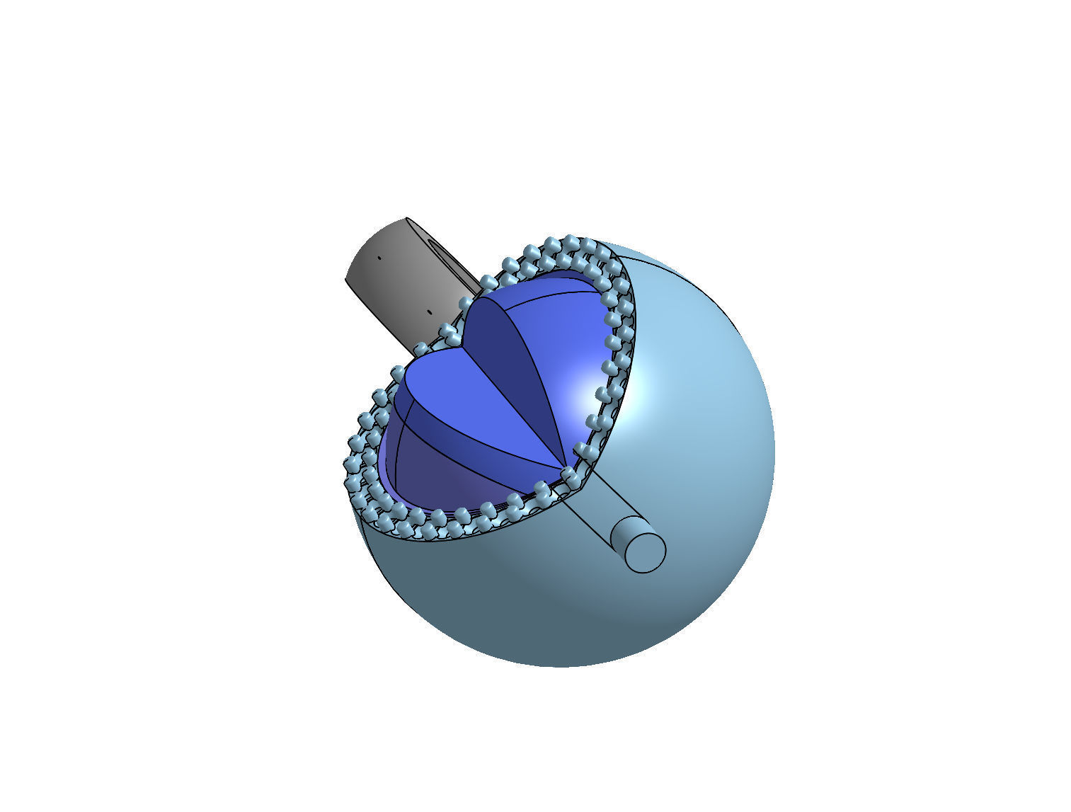 mechanism pendant  3D print model_19