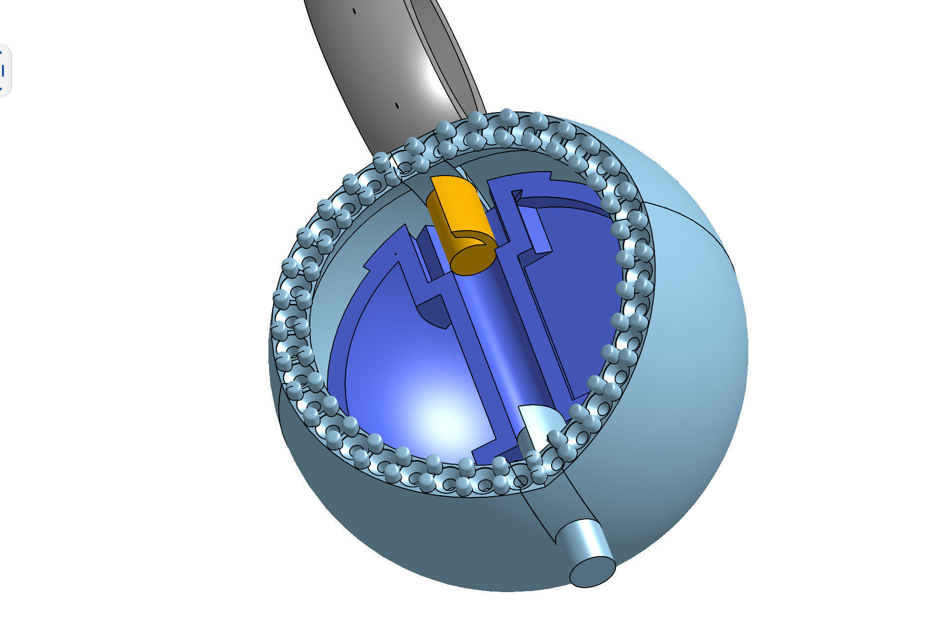 mechanism pendant  3D print model_15