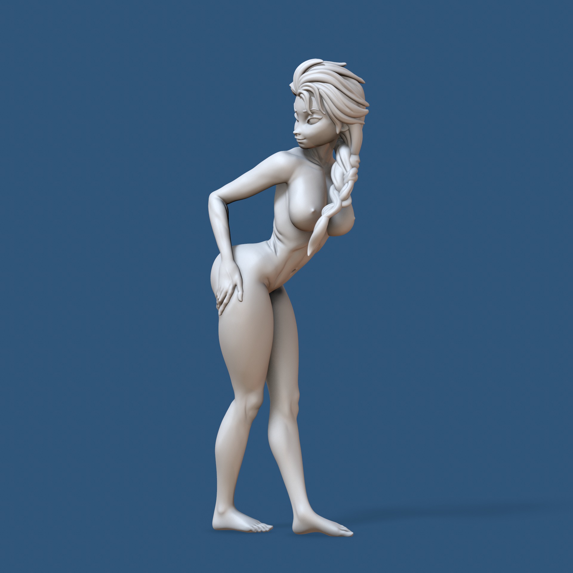 Elza Frozen 3D print model_4