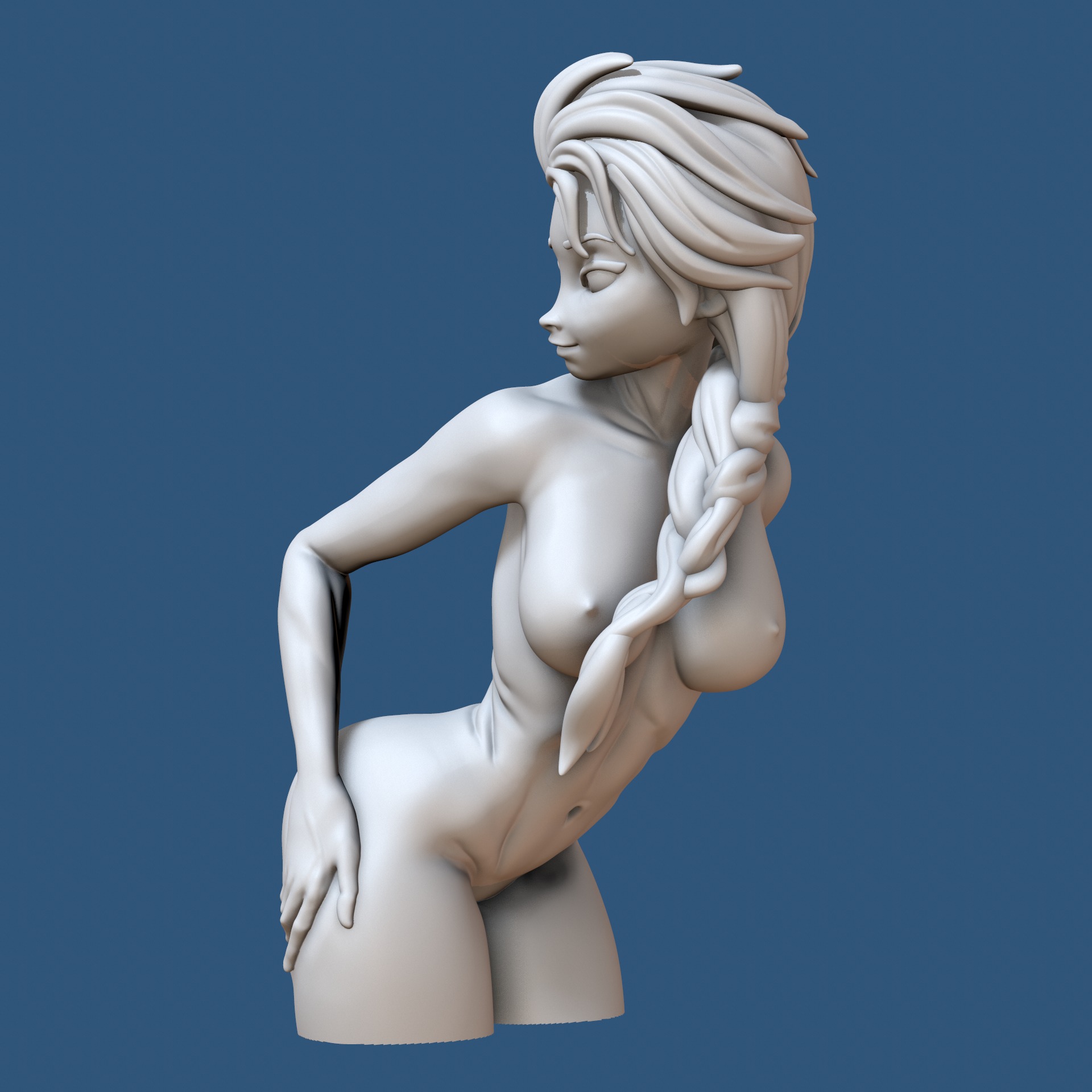 Elza Frozen 3D print model_10