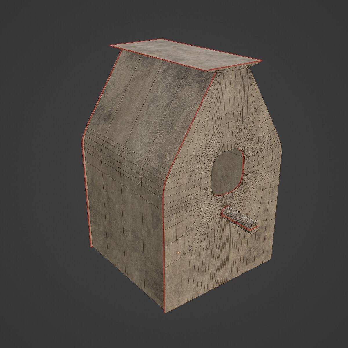 Birdhouse 01 3D model_7