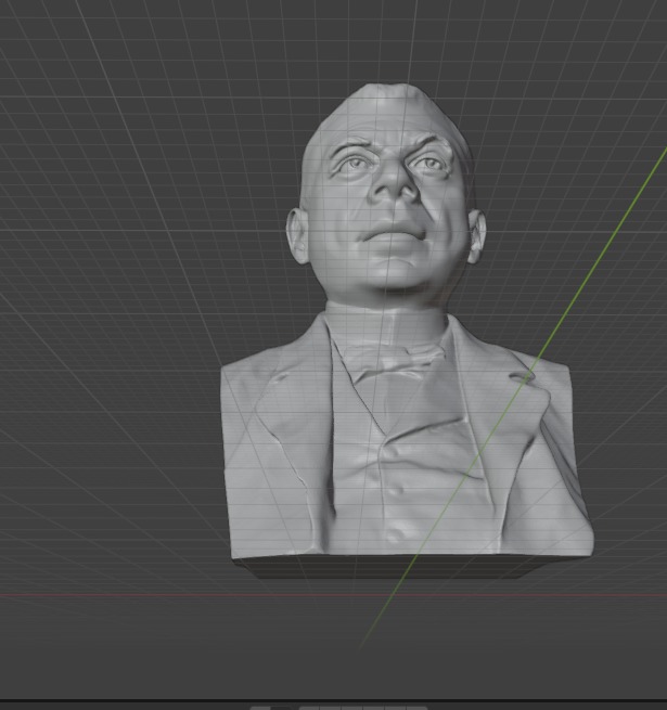 Booker T  Washington 3D print model_15