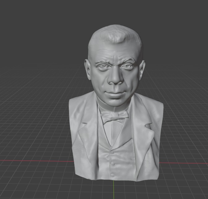 Booker T  Washington 3D print model_16