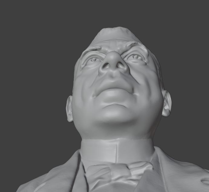Booker T  Washington 3D print model_7