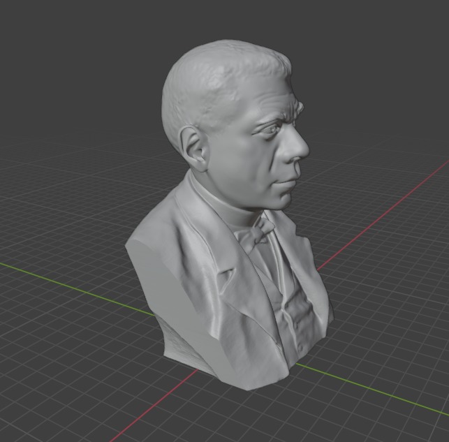 Booker T  Washington 3D print model_17