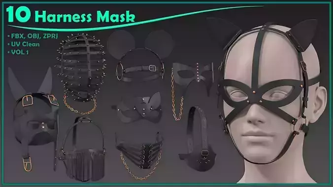 10 harness mask