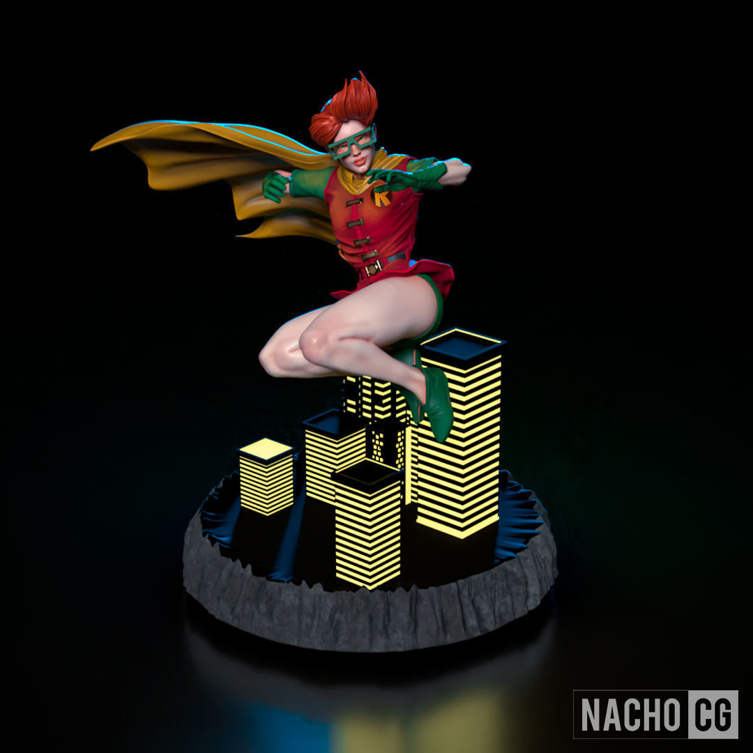 Fan Art - Carrie Kelley Robin - Statue 3D print model_1