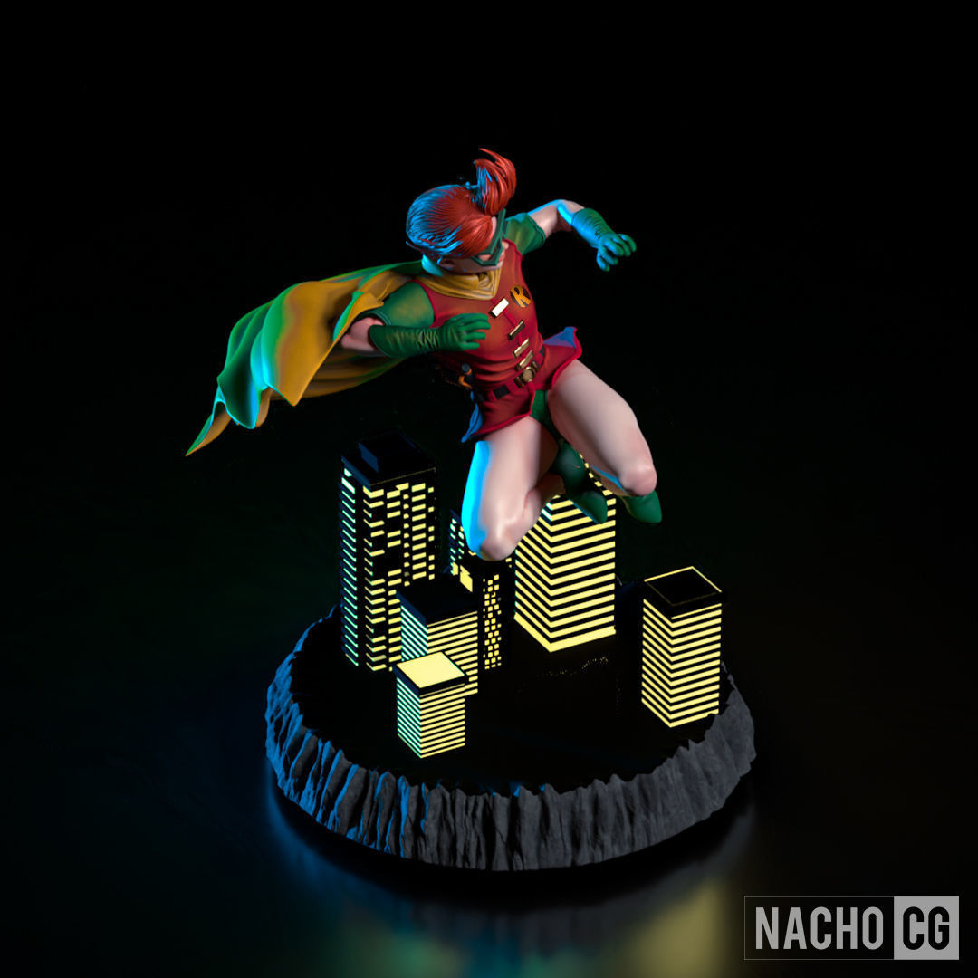 Fan Art - Carrie Kelley Robin - Statue 3D print model_2