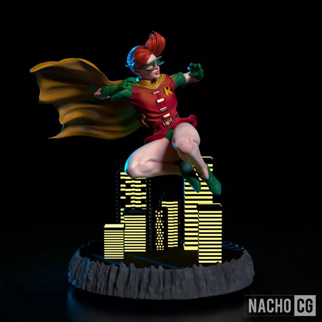 Fan Art - Carrie Kelley Robin - Statue 3D print model_0