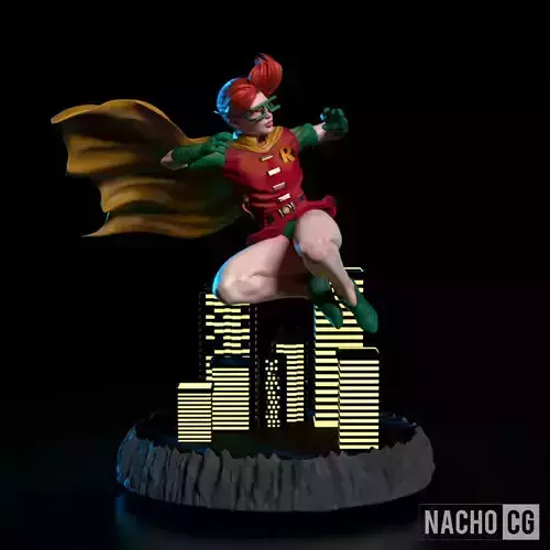 Fan Art - Carrie Kelley Robin - Statue