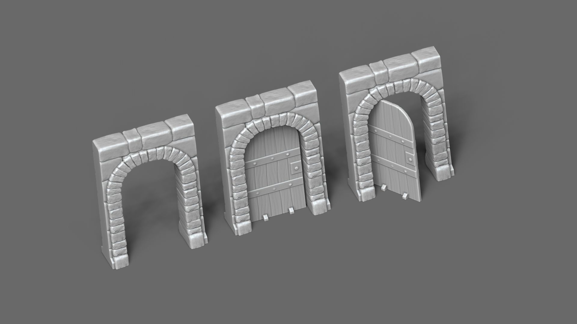 Modular RPG Dungeon Set Kit - 37 Printable Pieces 3D print model_7