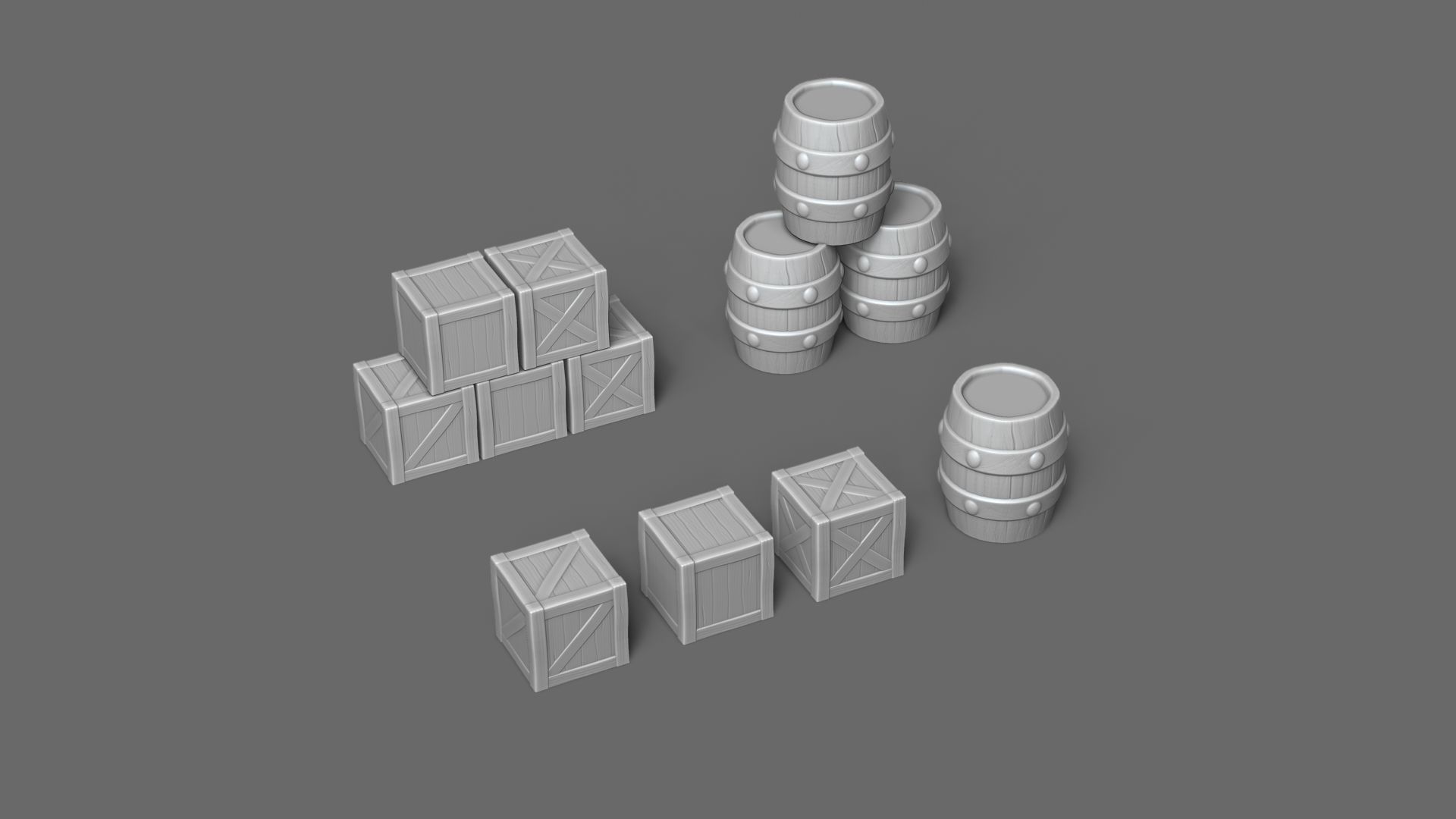 Modular RPG Dungeon Set Kit - 37 Printable Pieces 3D print model_8